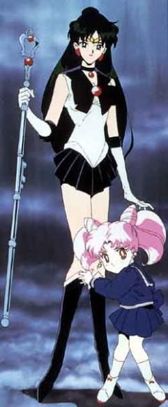 meioh setsuna sau sailor pluto chibiusa