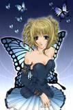 anime butterfly fluture