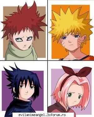 naruto kids aici puneti pic cand erau mici, incep