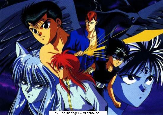 yuyu hakusho-my anime-ului mikashi lupta singur contra echipei echipa adorau auda urlete din