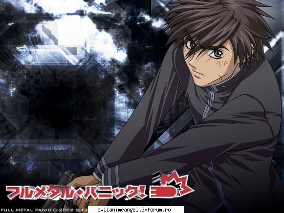 personaje full metal panic aici puneti din anime, deci incep eu, sper sousuke