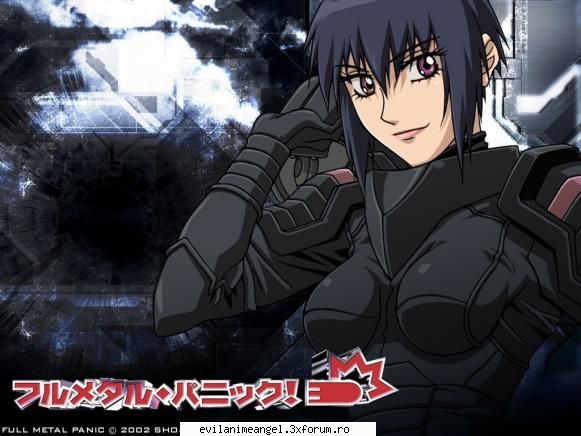 personaje full metal panic prietena dar colega lui sagara