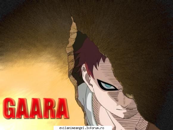 Gaara - mie nu prea mi-a placut tipul asta la inceput - Naruto
