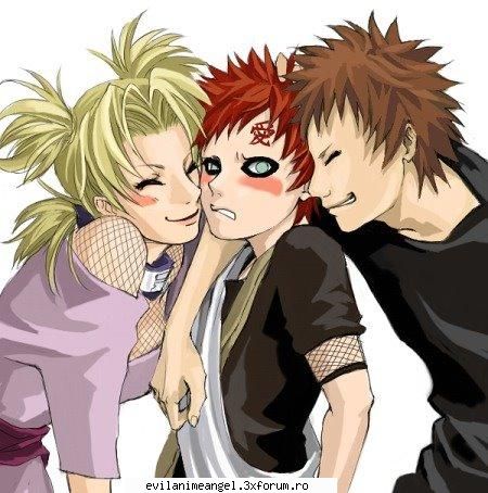 Gaara - nu am decat cu echipa - Naruto