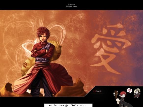 Gaara - gaara o sa devina prieten cu naruto - Naruto