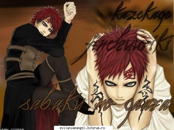 Gaara - am si eu poze:D Gaara arata mult mai bine in - Naruto