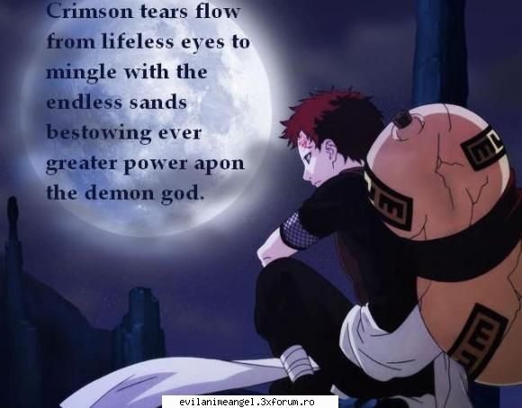 Gaara - si mie imi place gaara destul de mult - Naruto