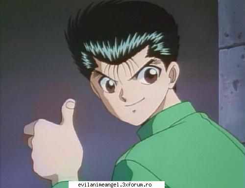 Yusuke Urameshi - Bate palma! esti prima care-mi impartaseste - Yu yu hakusho