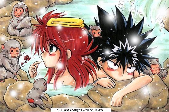 dovezi de iubire intre kurama si hiei - nicio problema.. =) - Yu yu hakusho