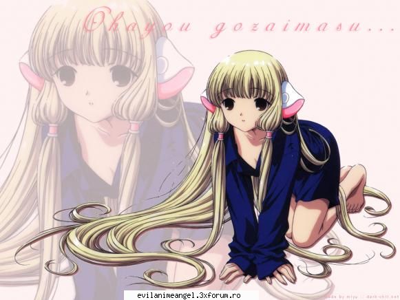 galerie - e interesant animeul, desi ea spune doar "chii" - Chobits