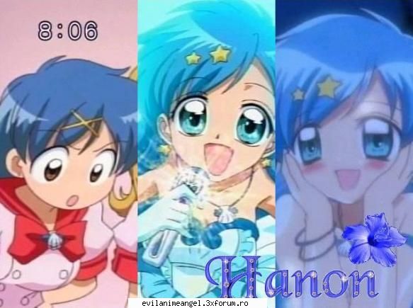 hanon - Hanon Hosho este personajul secundar care o - Mermaid melody