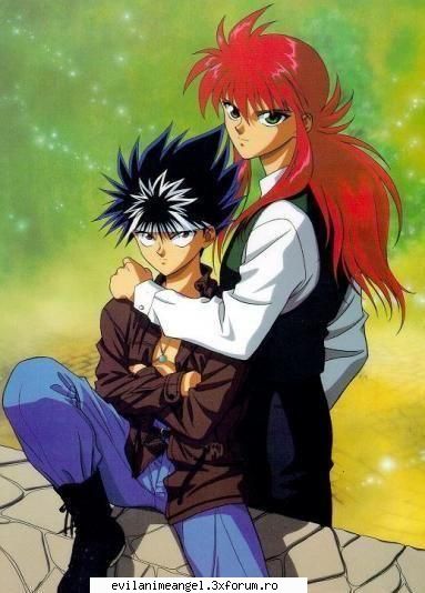 hiei si kurama - aici puneti poze cu cei doi ;) ii super poza asta - Yu yu hakusho