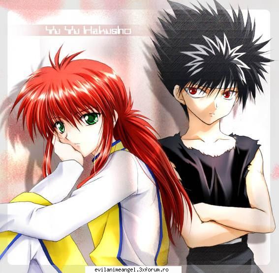 hiei si kurama - sunt asa de draguti si impreuna si separat,ai - Yu yu hakusho