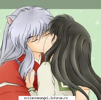 kagome y inuyasha - poze cu cei doi si numai cu ei cu si cu kikio sau - Inuyasha