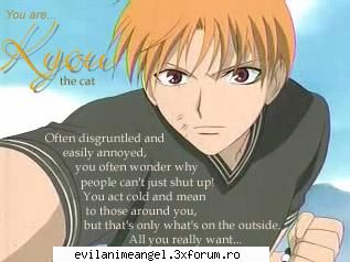 kyo - kyo pisica...frumos pref al meu - Fruits basket ^_-