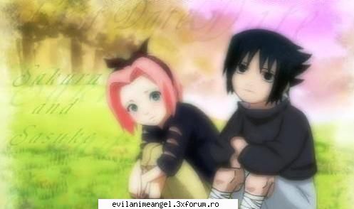 naruto kids - sasuke si sakura - Naruto