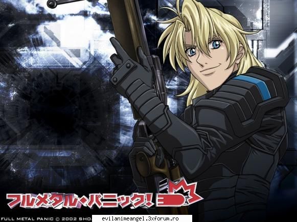 personaje full metal panic - prietenul dar si colegul lui sagara - Full metal panic