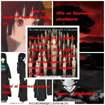povestea - Jigoku shoujo ...... Enma Ai O fata cu parul lung - Fata iadului