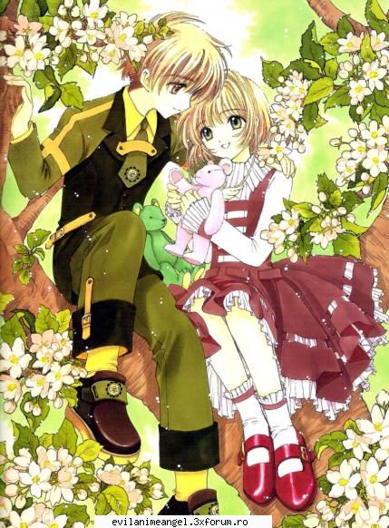 sakura y shaoran li - poze cu cei doi - Card captor sakura