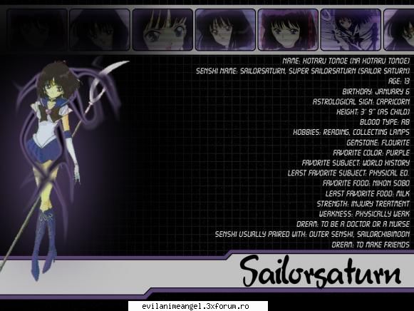 tomoe hotaru sau sailor saturn - 5.sailor saturn - Sailor moon