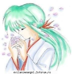 yukina - dragutza..dar cam sensibil si..timida...dak ar fi - Yu yu hakusho