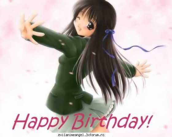 ziua lui hanako - La muti ani draguta mea Hanako.. Sa traiesti cati - Happy Birthday!